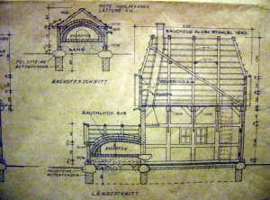 Historischer Grundriss des Rethorner Backhauses