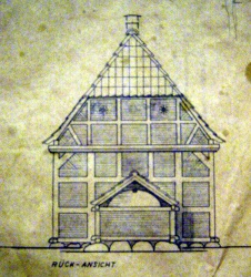 Historischer Grundriss des Rethorner Backhauses