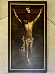 St. Katharinen-Kirche in Schönemoor - Innenraum Wandgemälde