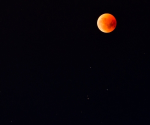 Blutmond über Rethorn am 27.07.2018