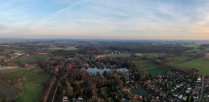 Luftbild von Rethorn mit Kamerner See, Westansicht
