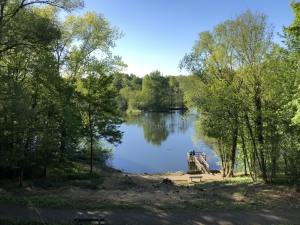 Der Kamerner See in Rethorn von der Aussichtsplattform gesehen