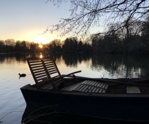 Boot auf dem Kamerner See in Rethorn