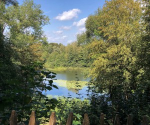 Der Kamerner See in Rethorn von der Aussichtsplattform gesehen